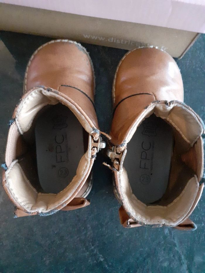 Bottines fille marron pointure 23 - photo numéro 7