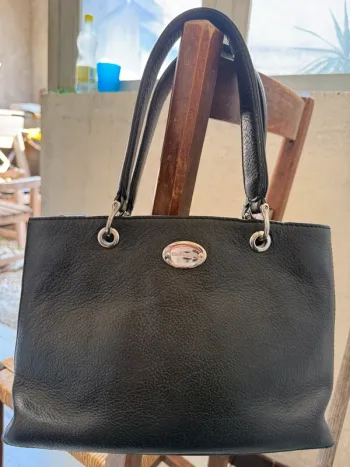 Sac à main Mac Douglas cuir noir