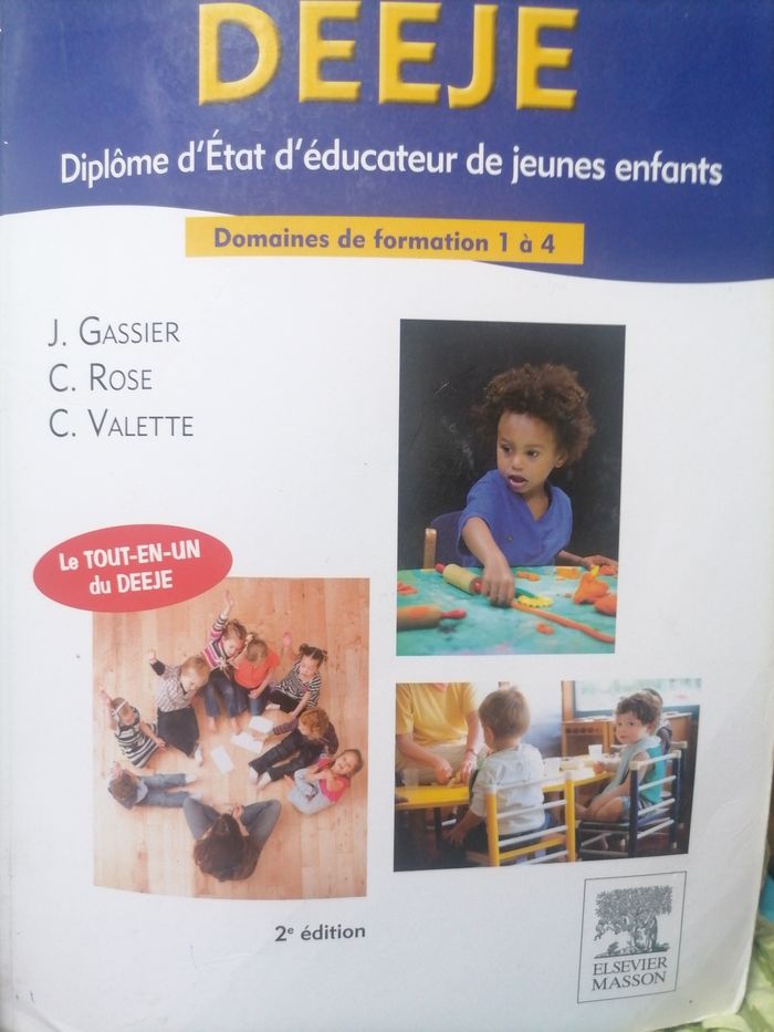 Deeje, domaine de formation de 1 à 4
