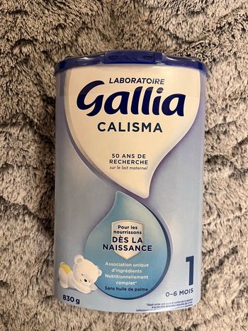 Lait neuf Gallia  Calisma 1