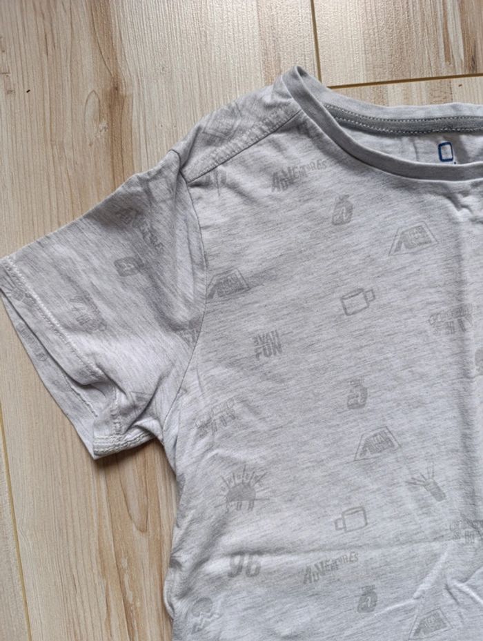 Tee shirt gris 10 ans Okaïdi - photo numéro 3