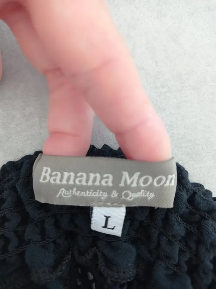 Robe bleue marine ajourée et transparente de plage T.L Banana Moon - photo numéro 5