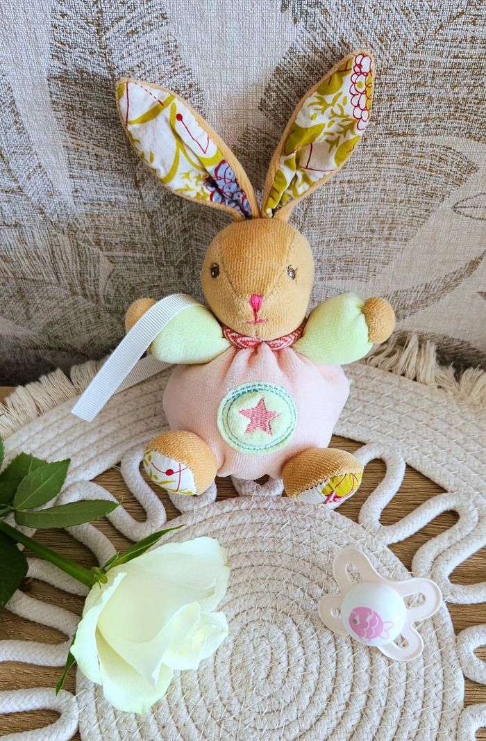 Doudou bébé Lapin Kaloo - photo numéro 1