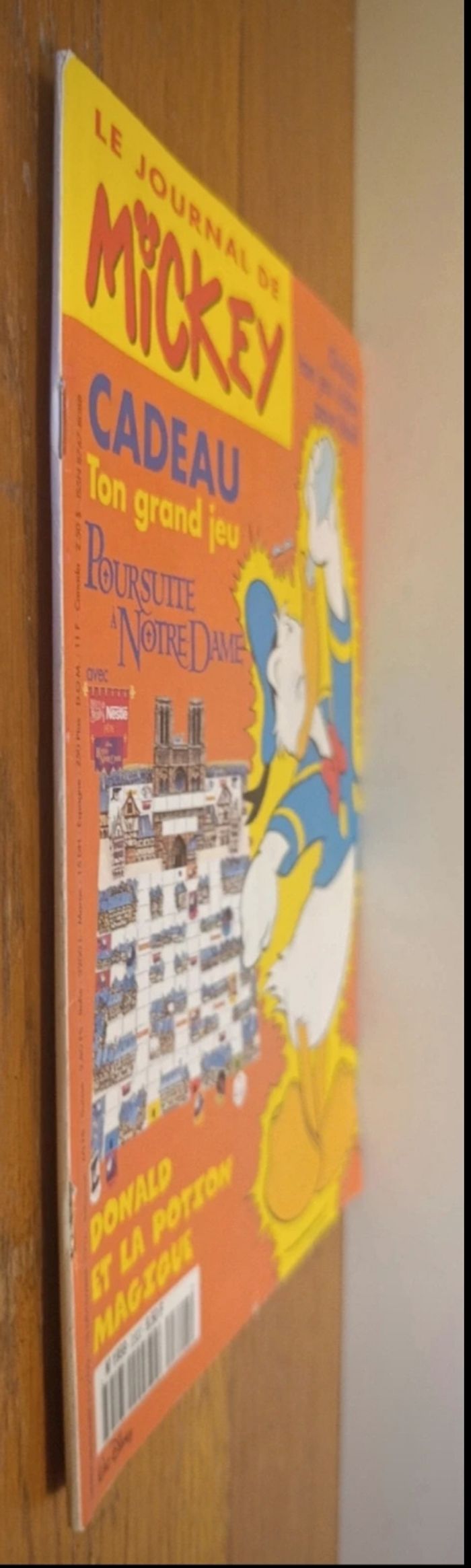Ancien journal de mickey avec cadeau jeu Bossu de notre dame N°2322 de 1996 vintage - photo numéro 10