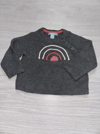 Pull coccinelle - arc en ciel