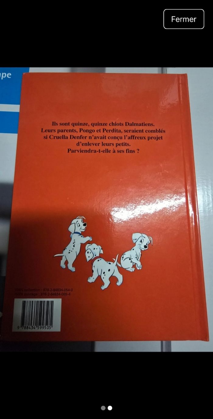 Livre Disney Les 101 Dalmatien - photo numéro 2