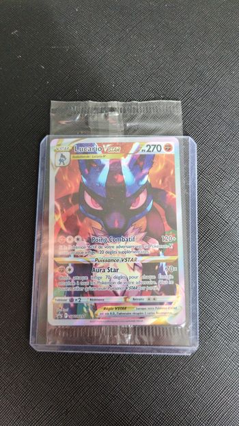 Carte pokémon Lucario vstar swsh291 alternative zénith suprême scellée 