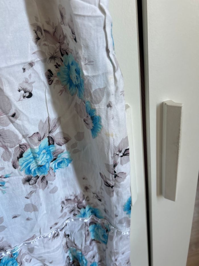 Robe longue bleu à motifs Boutique Indépendante Taille Unique - photo numéro 6