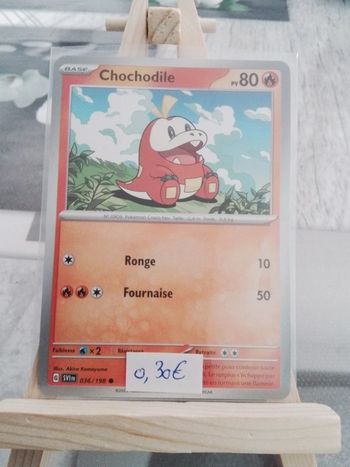 Carte Pokémon Chochodile 36/198