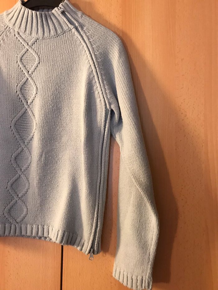 Pull bleu clair - photo numéro 3