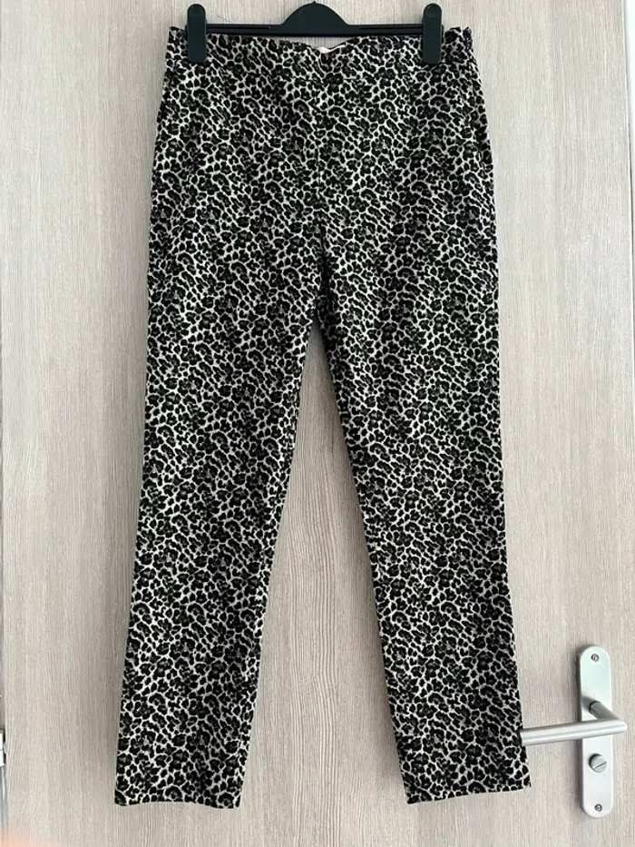 🐆 Pantalon Sézane - modèle  Clara léopard - T40 - Wild & Chic ! 🐆