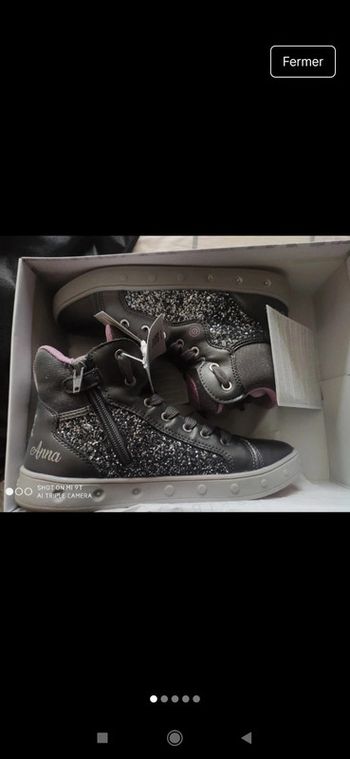 Baskets montantes Geox reine des neiges