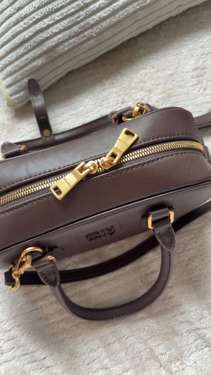 Sac MiuMiu Marron - photo numéro 2