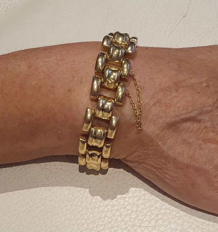bracelet Tank or 18 carats - photo numéro 5