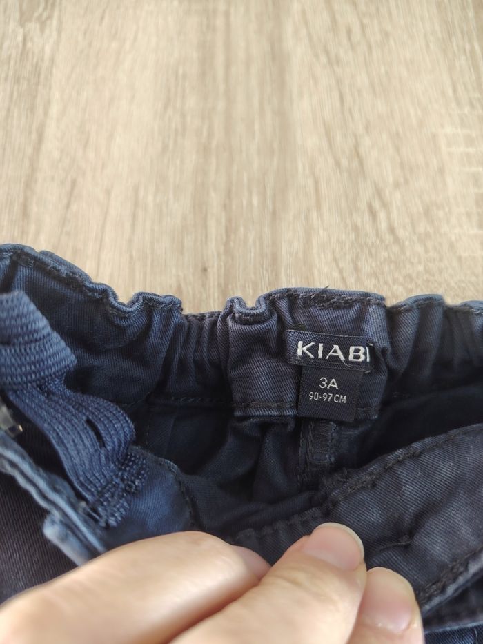 Ensemble pantalon+t-shirt garçon 3ans Kiabi, jean bourget - photo numéro 4