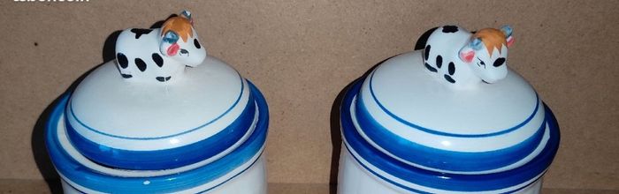 Lot de 2 pots vache - photo numéro 2