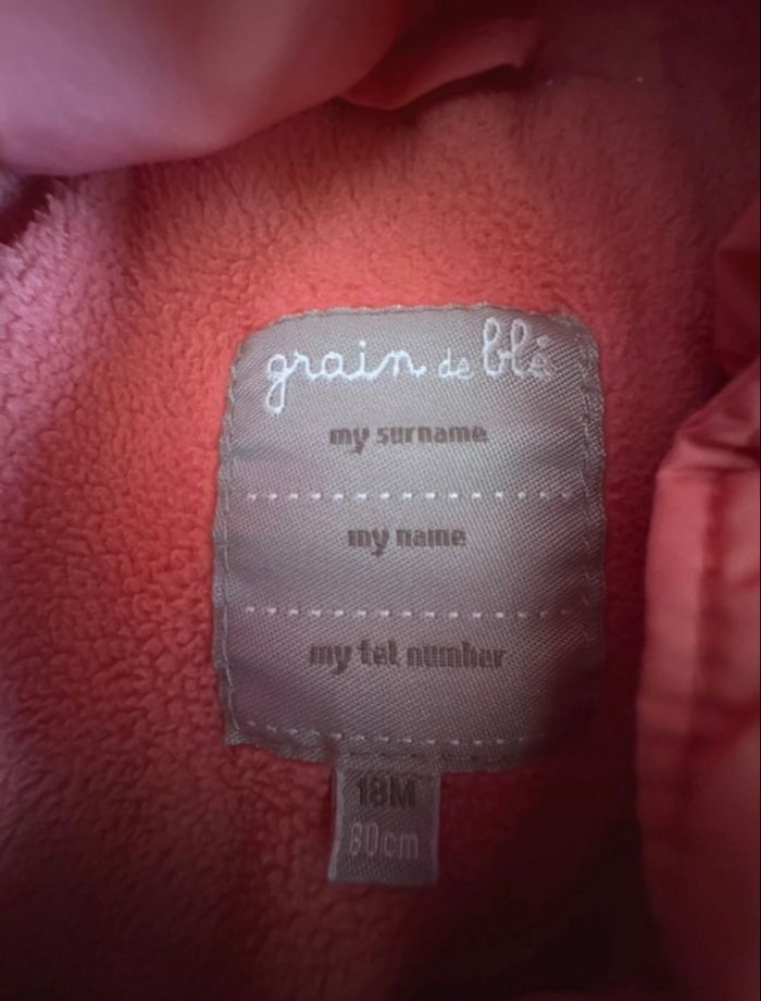 Manteau Grain de blé - photo numéro 2