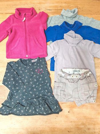 Lot de vêtements fille 9 mois