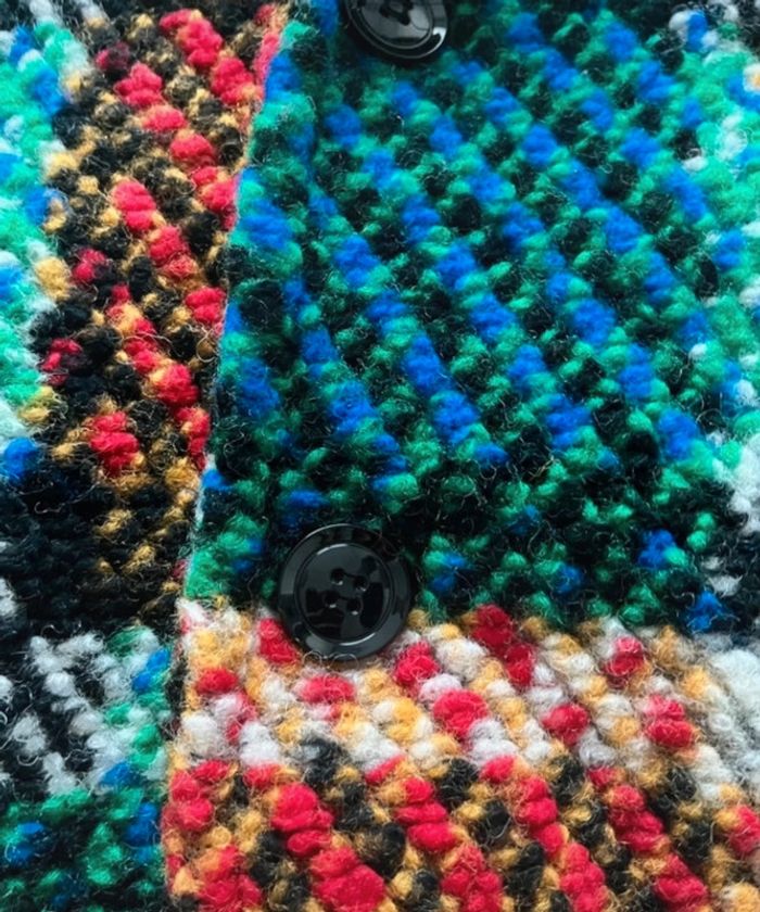 Manteau Vinted en Laine Multicolore - photo numéro 5