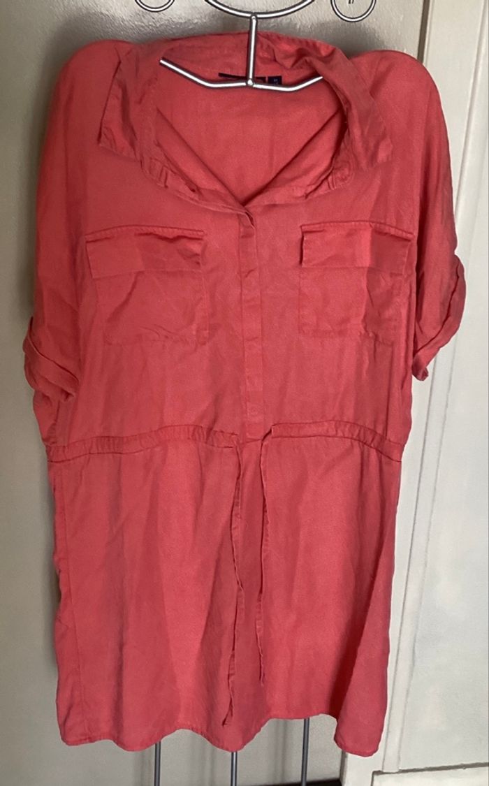 robe corail rose T 44