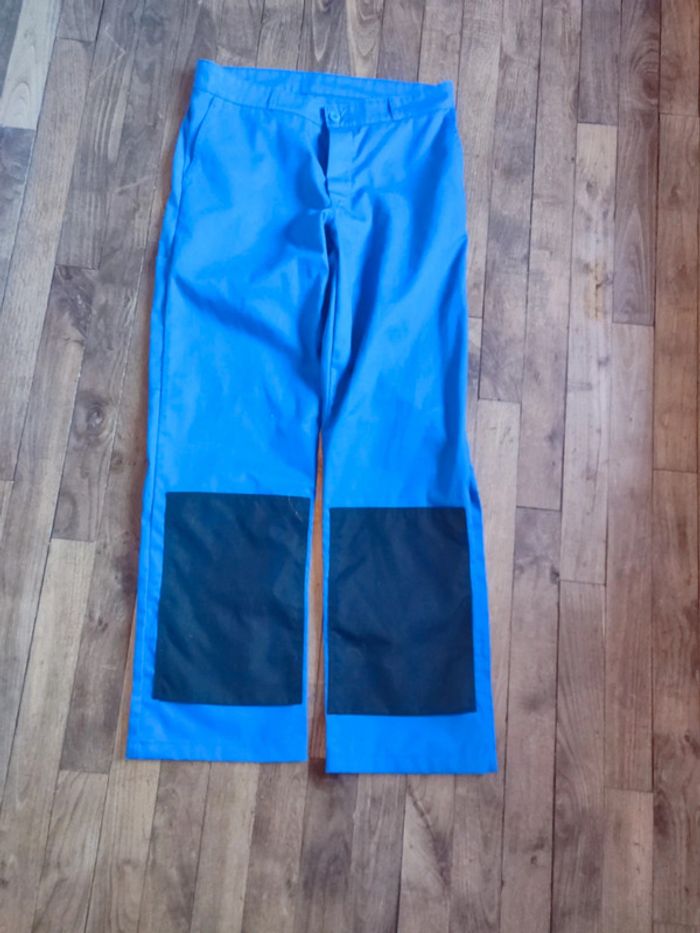 Lot de 2 pantalons bleus de travail - photo numéro 6