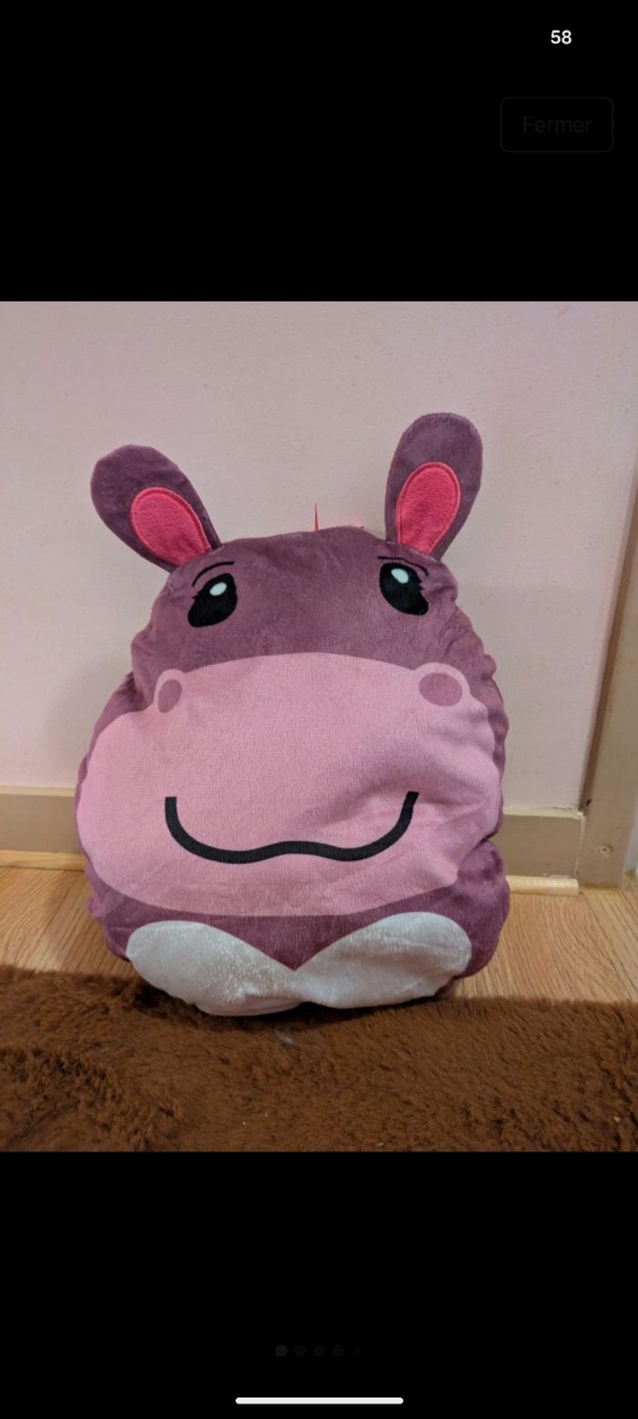 Sac à dos et coussin 2 en 1