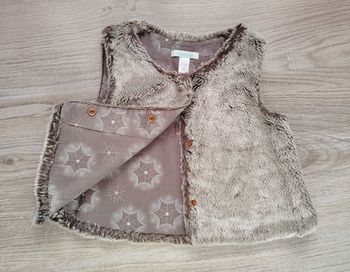 Gilet sans manche fausse fourrure 3 ans obaibi