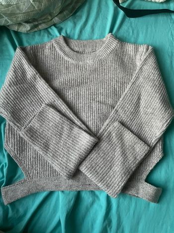 Pull court avec ouverture