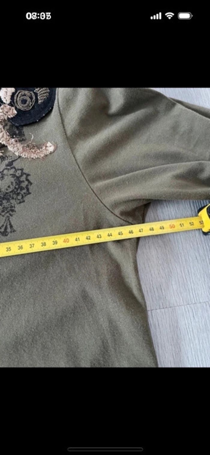 Tee shirt manche longue ikks taille S - photo numéro 8