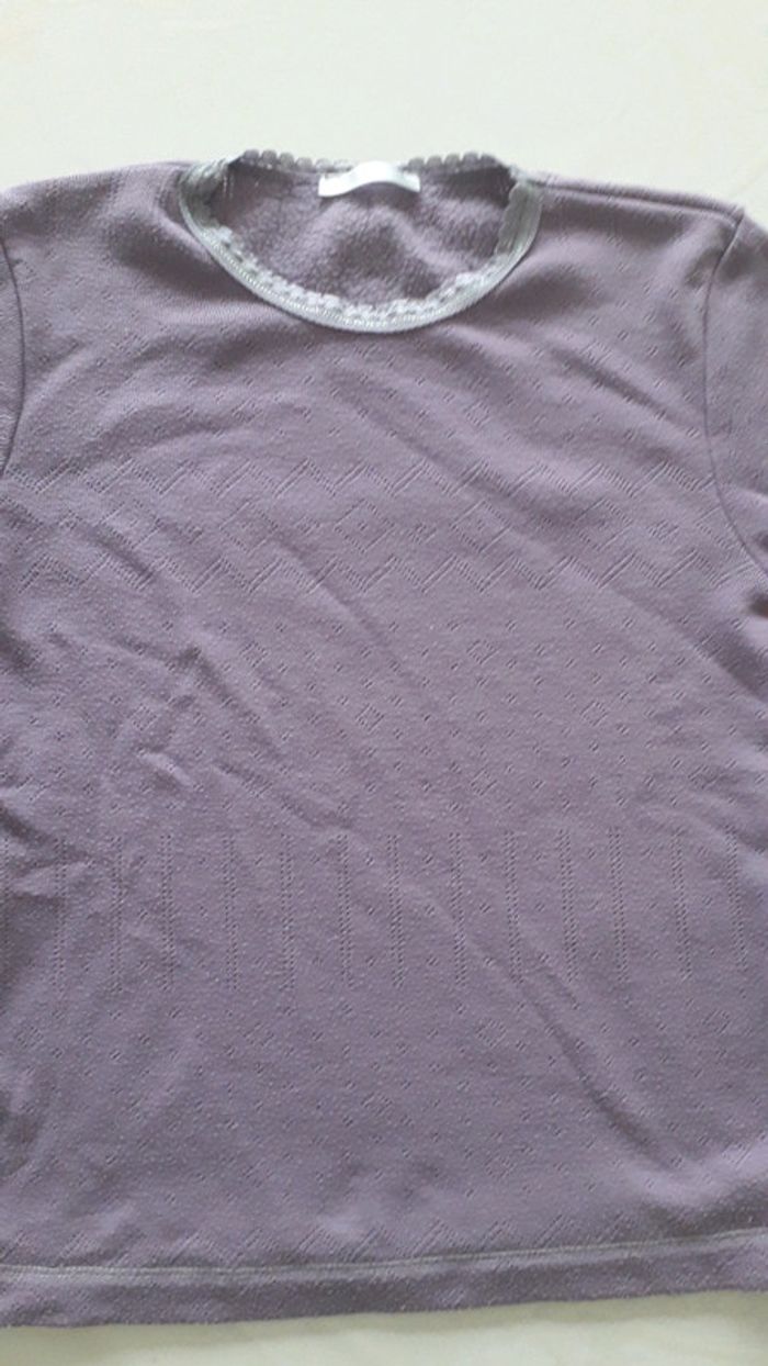 Tee shirt chaud / rembourré fille 8 ans - photo numéro 3