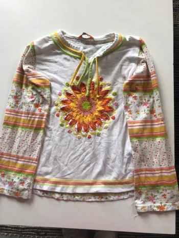 Tee shirt original manches longues filles