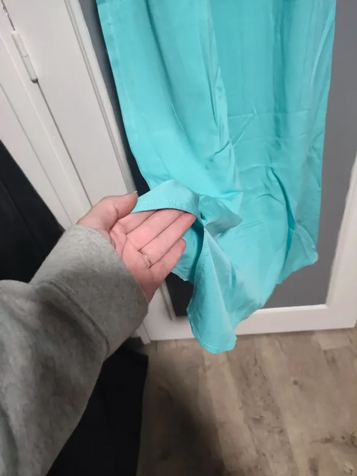 Djellaba neuve, bleu turquoise taille 3 - photo numéro 6