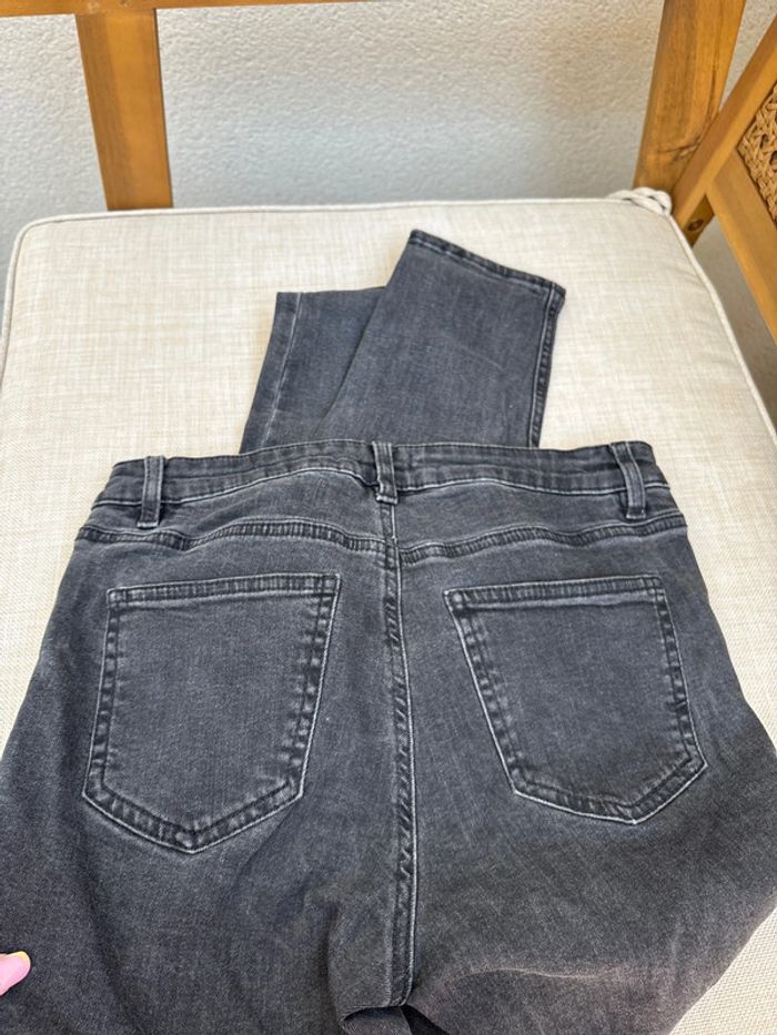 Jean skinny noir taille haute camaïeu - photo numéro 3