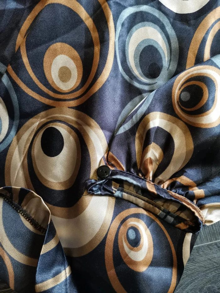 Tunique Promod gris foncé/marron taille M femme - photo numéro 2