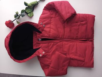 Doudoune manteau rouge 23 mois