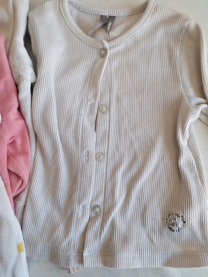 Lot 5 gilets + 1 boléro - photo numéro 8