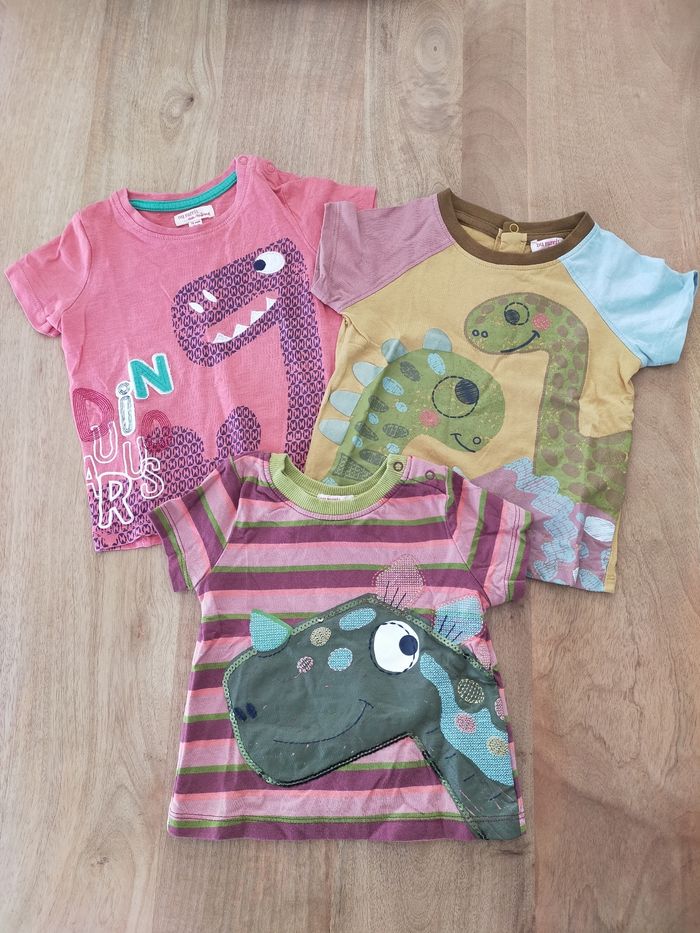 Lot de 3 t-shirts dinosaure 🦕 18 mois