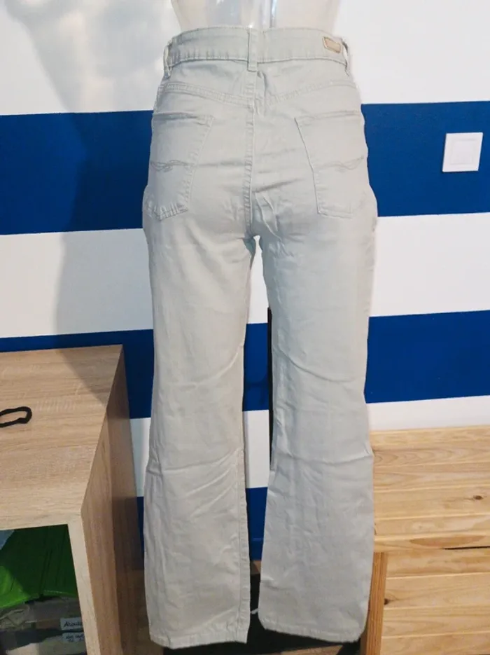 Pantalon beige Camaïeu femme taille 38/40 - photo numéro 3