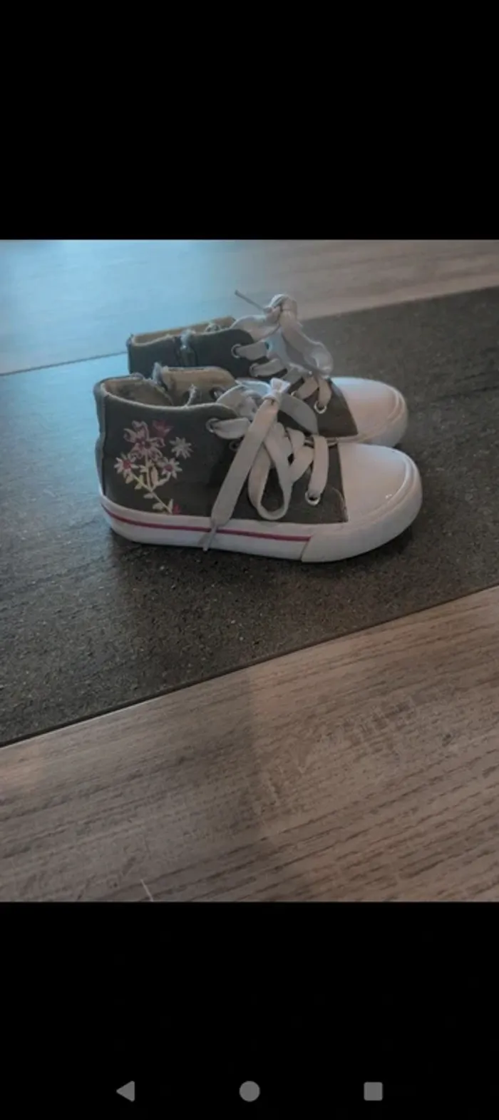 Chaussures en toile chaussures montantes - photo numéro 3