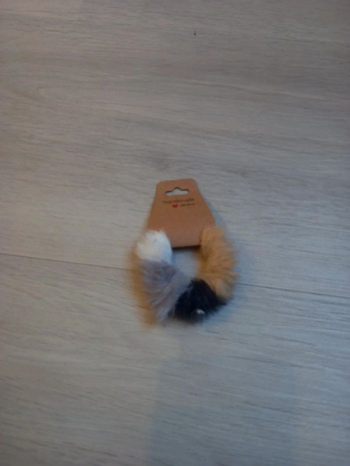 Skrunchie / chouchou fait main multi couleur neuf