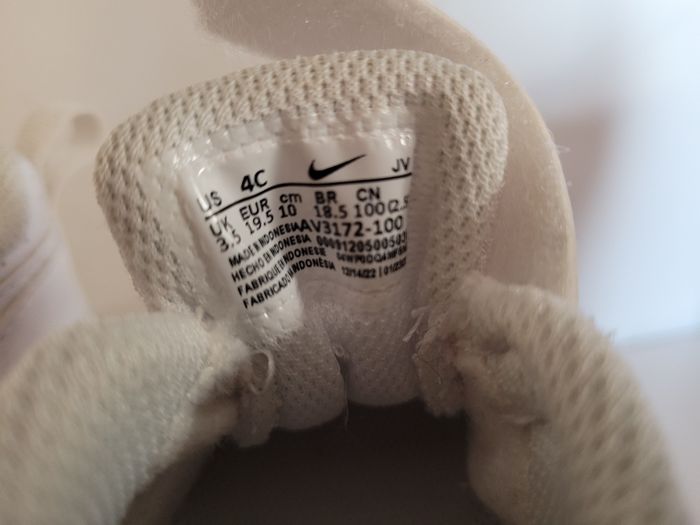 Baskets NEUVES Bébé NIKE Court Borough Mid 2 TDV - Blanc (Taille 19.5/4C) - photo numéro 5