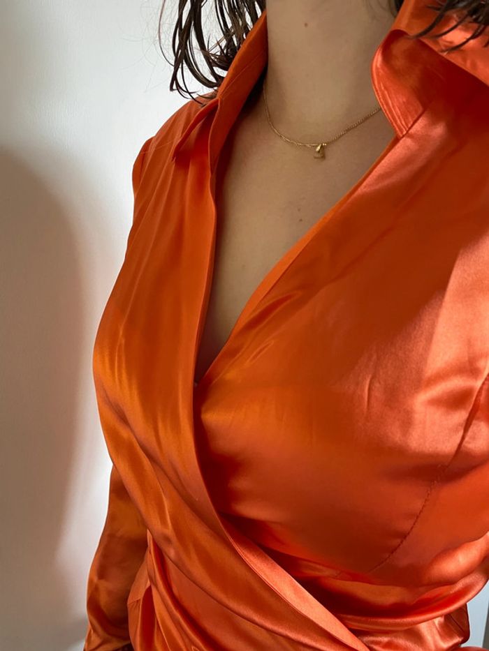 Ensemble créateur satiné Charo Azcona – Neuf 38 - photo numéro 10