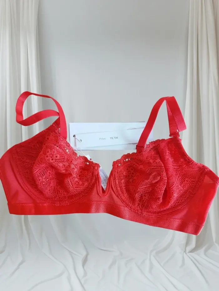 Lot 2 soutien gorge T.70C pixie neuf avec étiquette - photo numéro 2