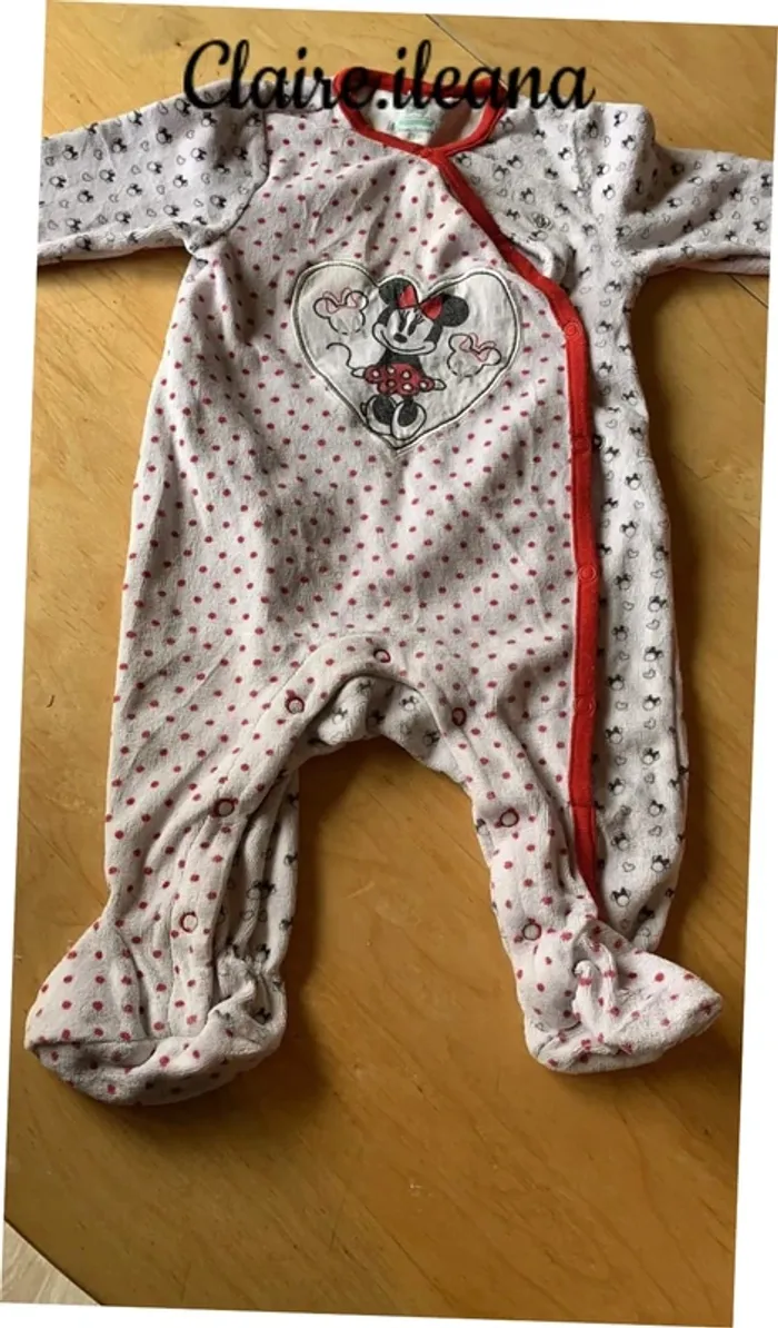 🛑pyjama minnie 9 mois🛑 - photo numéro 2