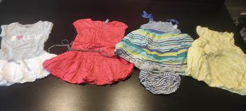 Lot robe tape a l'oeil 2 ans