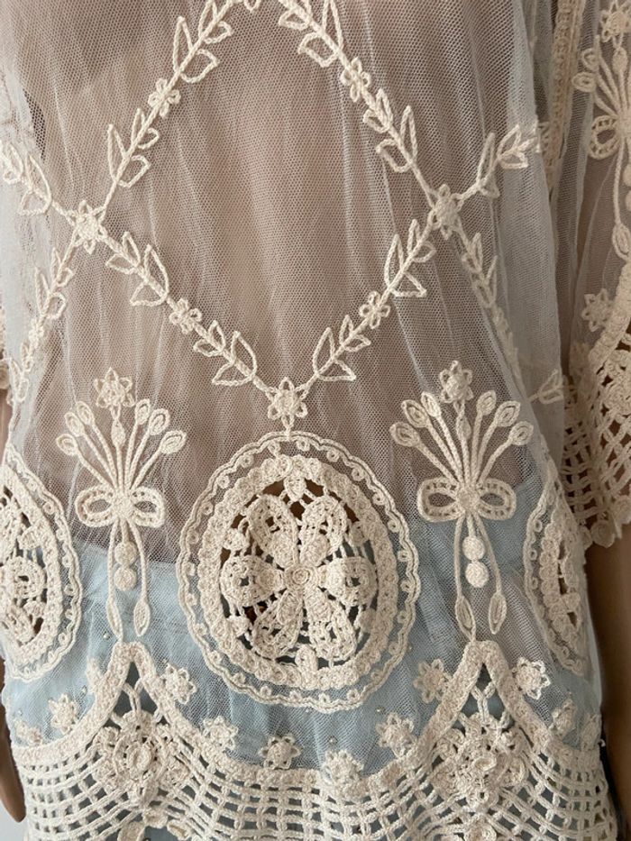 🌼Blouse bohème en dentelle brodée🌼 - photo numéro 2