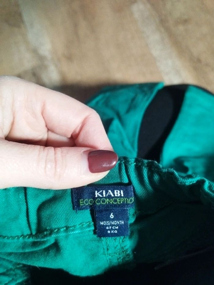 Lot de 2 pantalons bébé garçon taille 6 mois - photo numéro 3