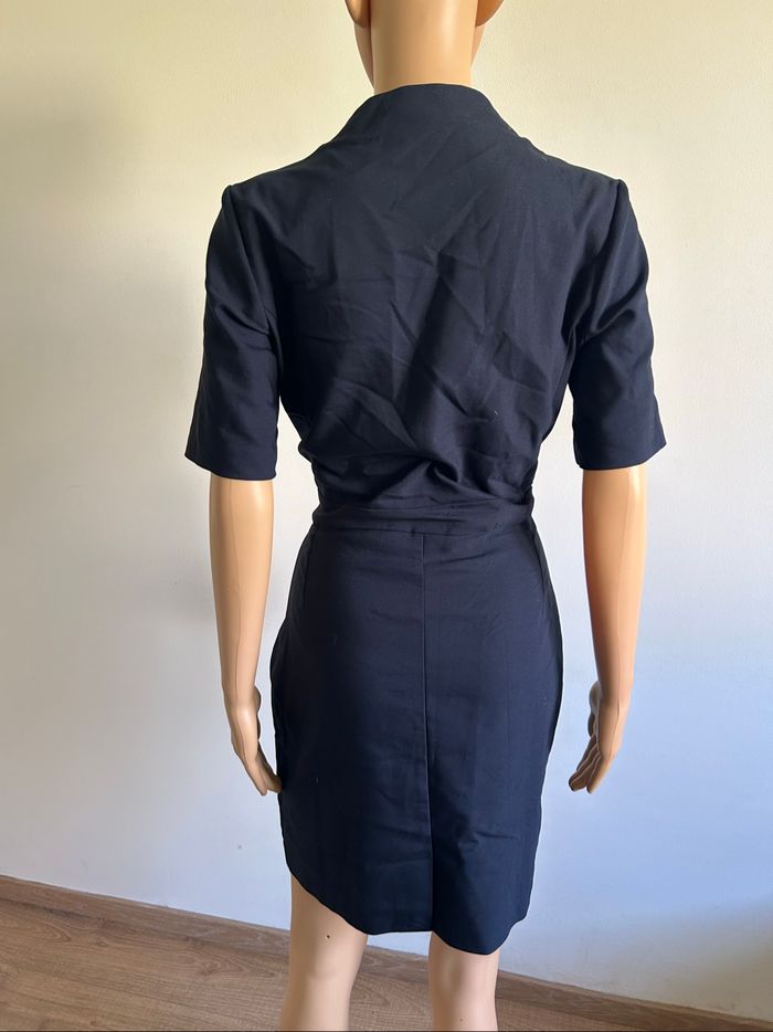 Robe bleue marine à manches courtes Morgan taille 40 excellent état - photo numéro 5