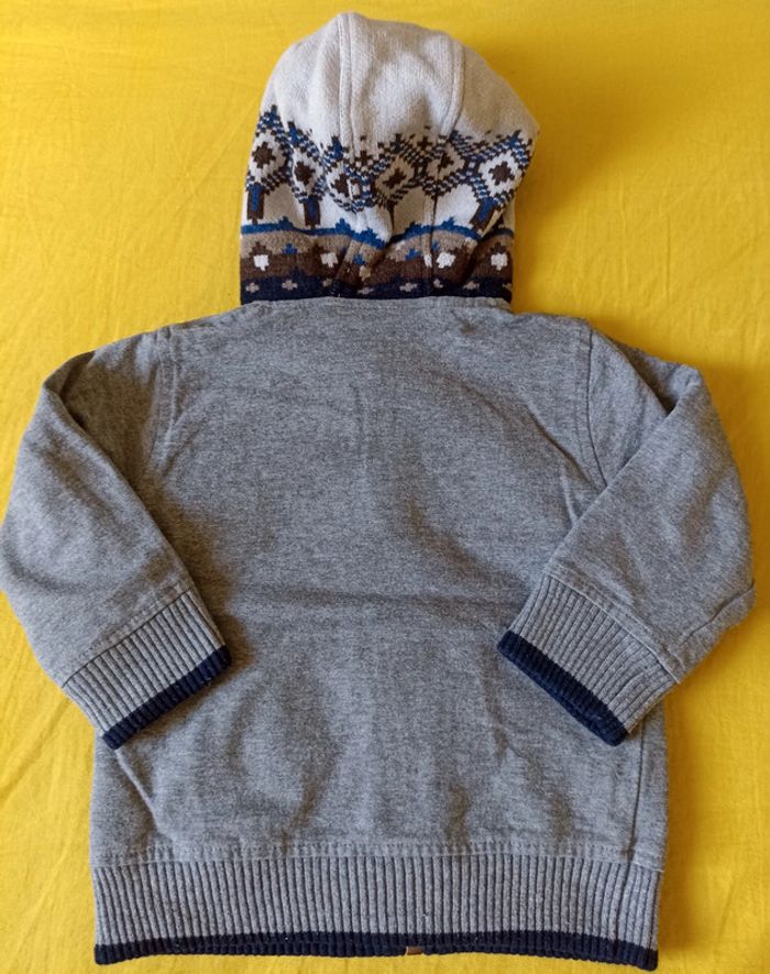 Gilet capuche épais Catimini 18m - photo numéro 3