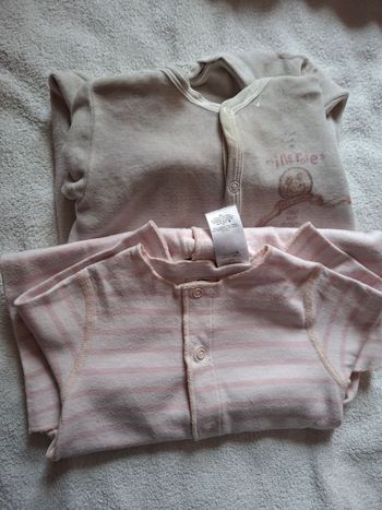 Lot de 2 pyjamas 3 mois petit bateau